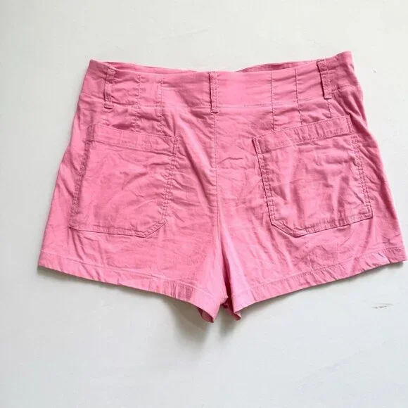 Anthropologie The Colette Shorts Maeve Pink  Magic Fabric Edition Womens Size 33 - Picture 5 of 13